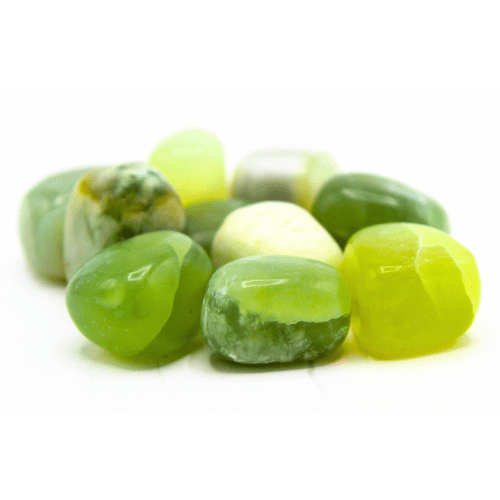 Green Jade 'AB' Tumbled Stones 200 gr