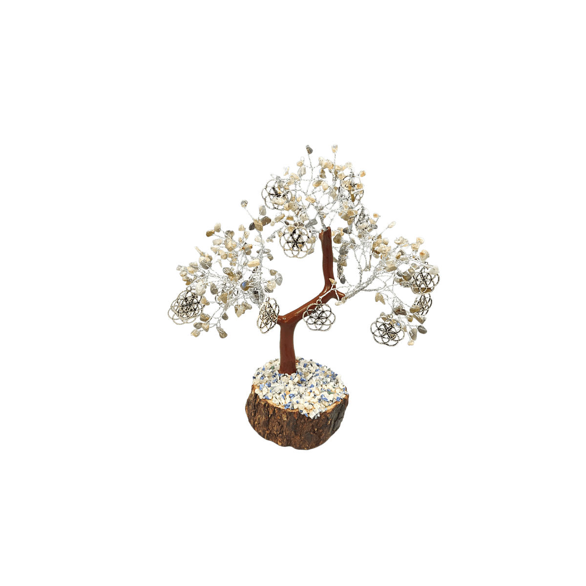 Labradorite Balance and Protection Gem tree Large