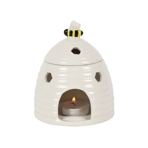 White Beehive Oil Burner