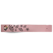 Pink Wooden Incense Burner with Lotus