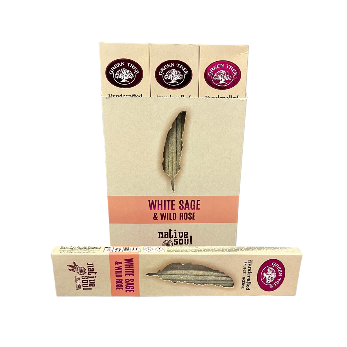Smudge Incense Native Soul White Sage & Wild Rose 15gr