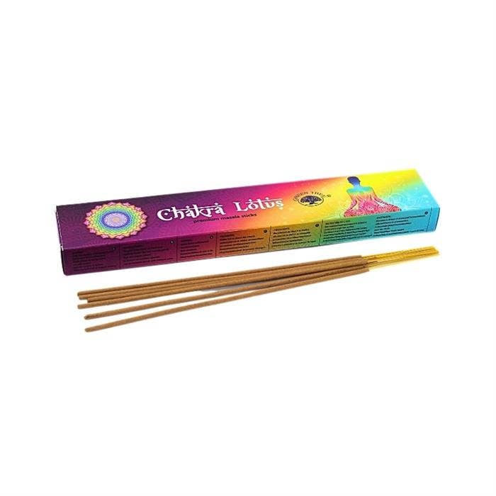 Green Tree Chakra Lotus Natural Masala Incense 15 grams