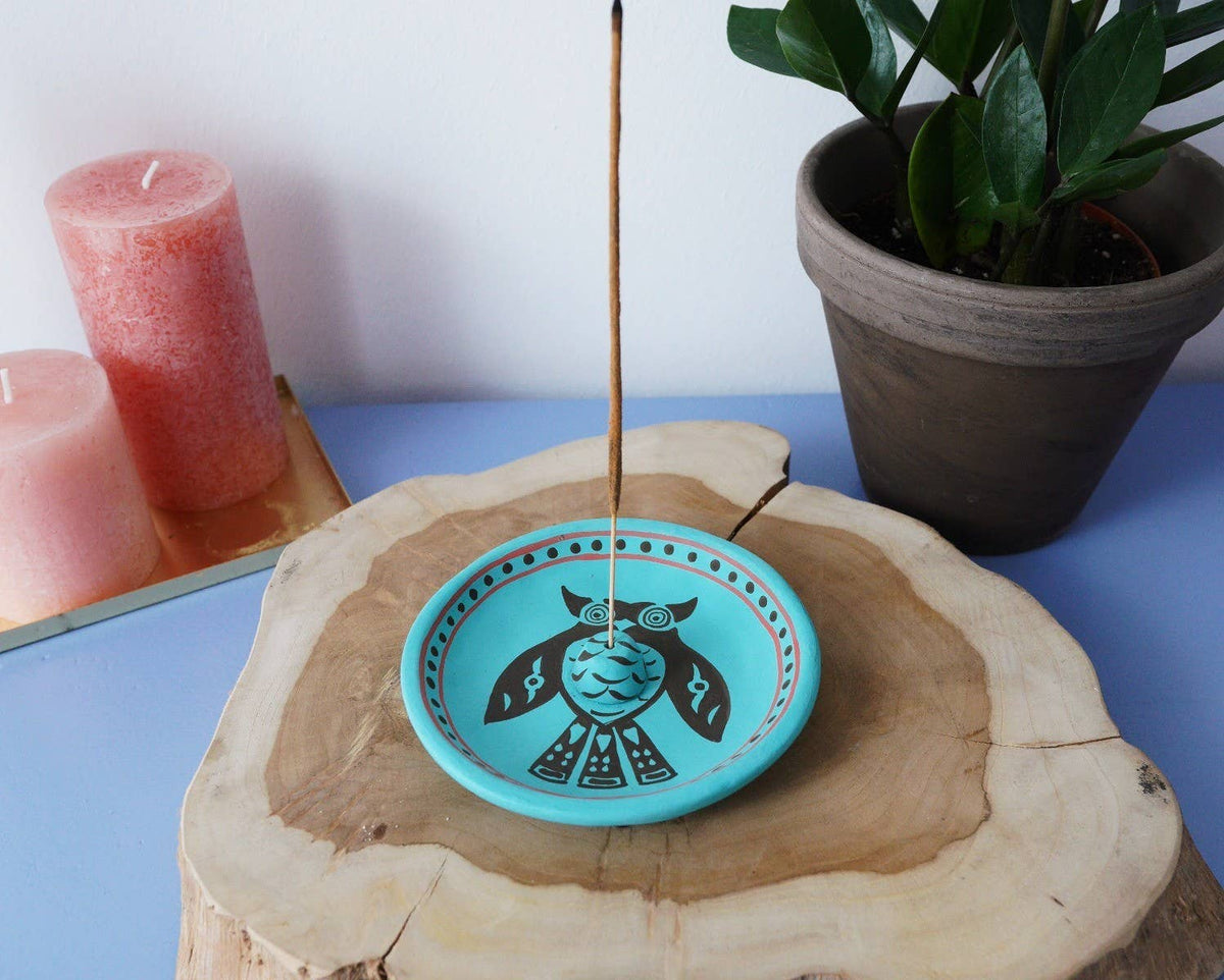 Native Soul Owl Incense Burner 12cm