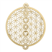 MDF Grid Flower Of Life & 7 Chakras