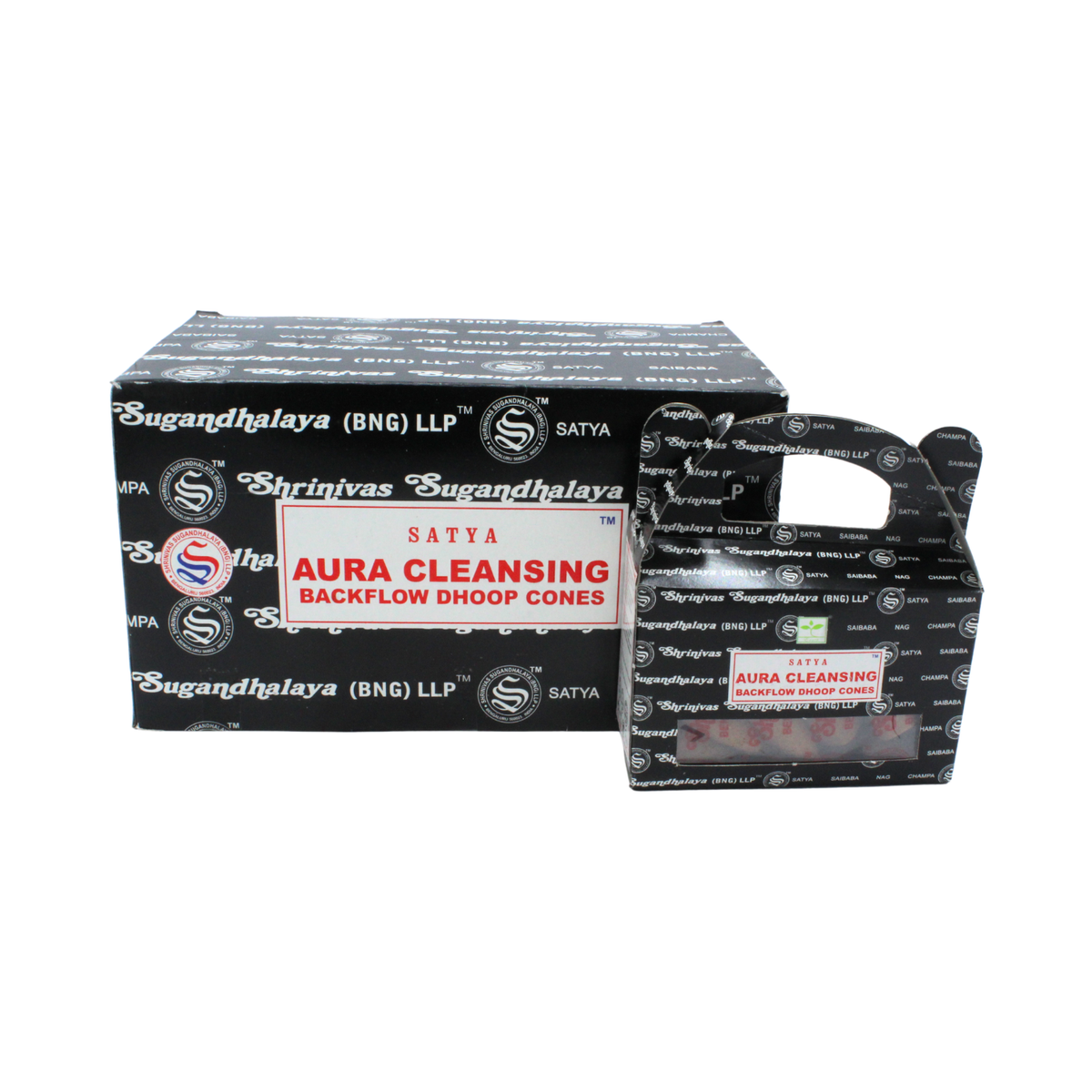 Satya Aura Cleansing Backflow Dhoop cones