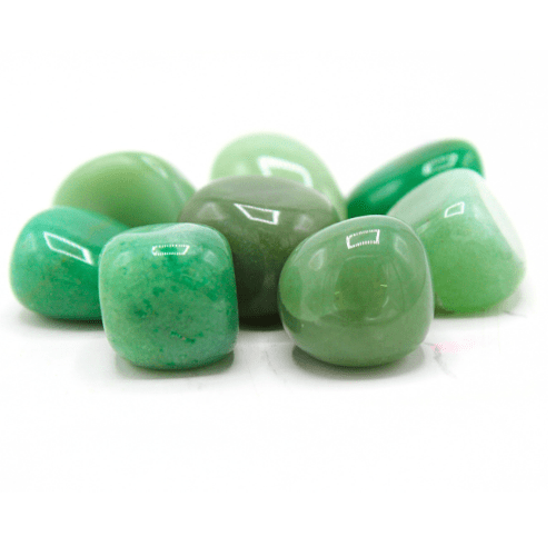 Green Aventurine 'A' Tumbled Stones 200 gr