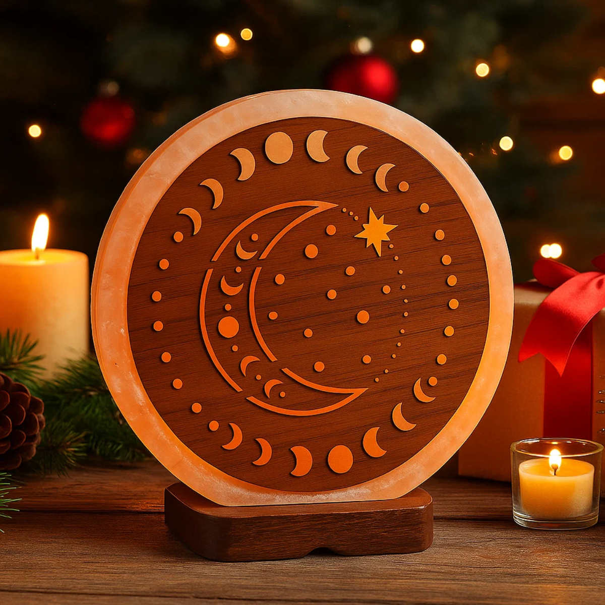 Himalayan Salt Lamp Moon Phase 5 kg