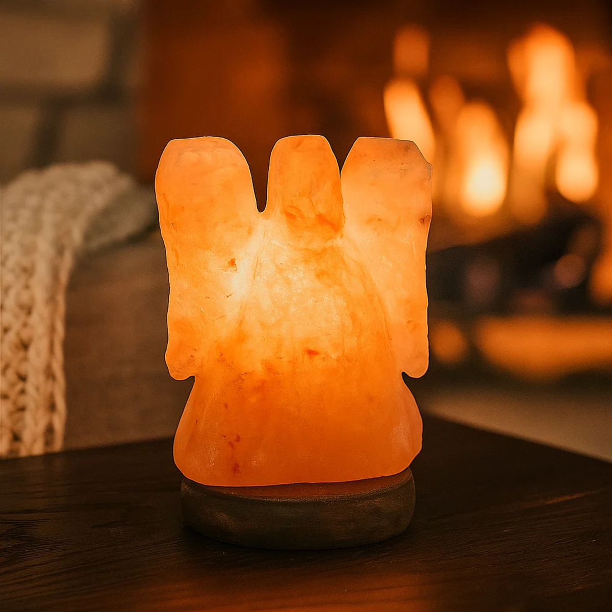 USB Himalayan Salt Lamp Angel 1 kg