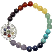 BRACELET CHAKRA-FLOWER OF LIFE