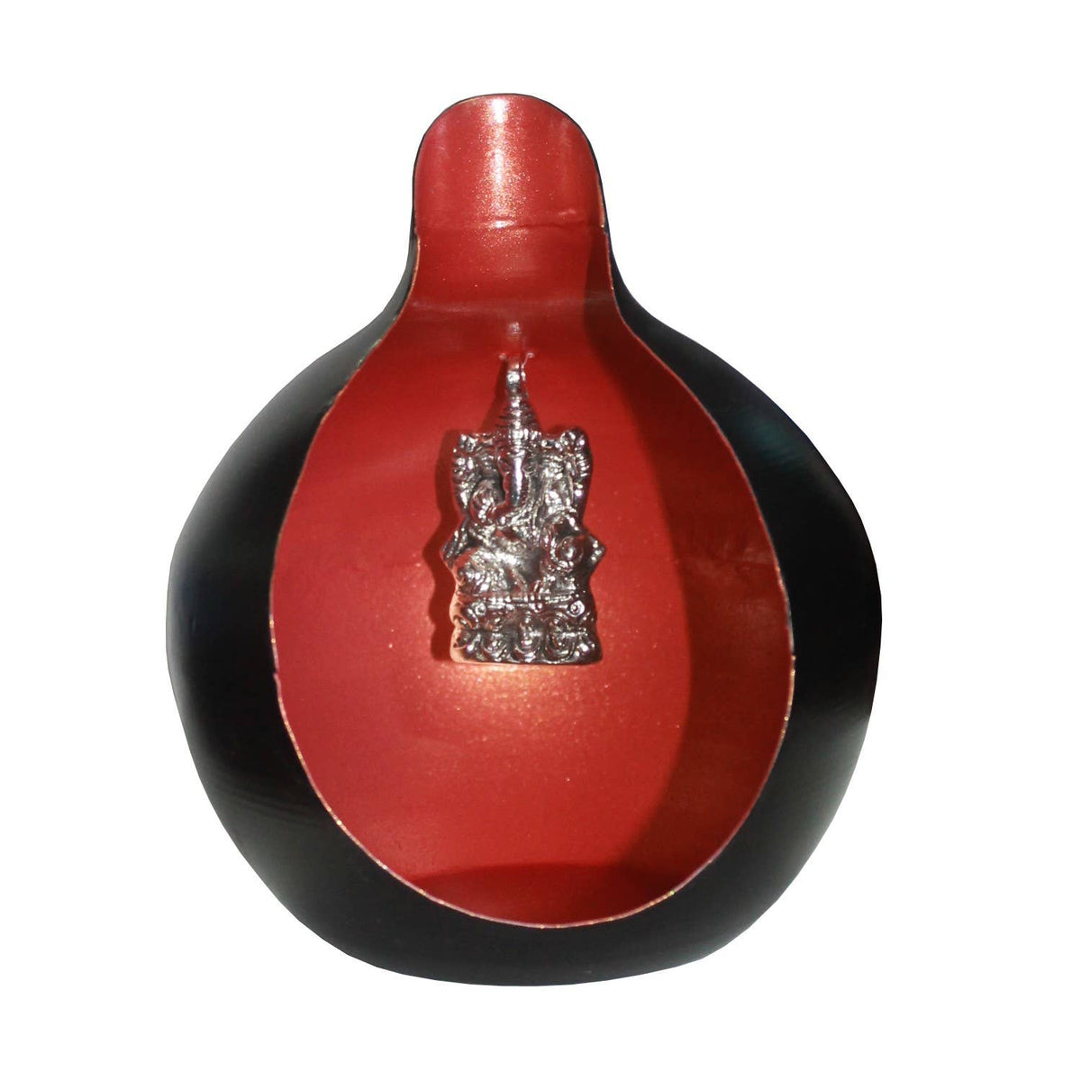 TEARDROP SHAPE T-LIGHT HOLDER-GANESHA