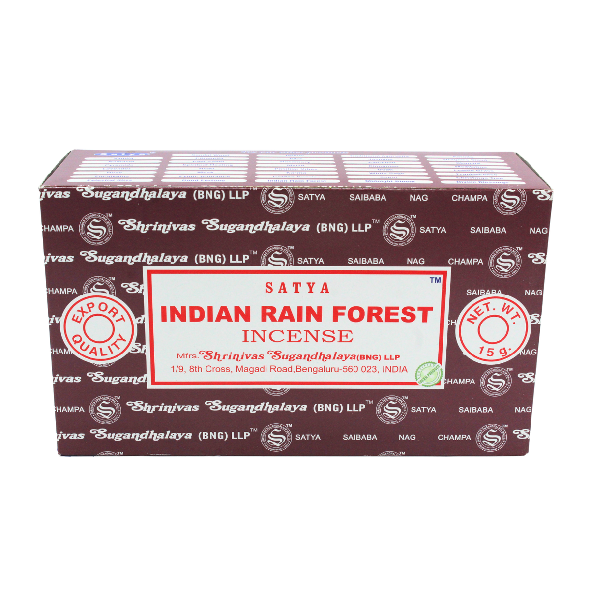 Satya Indian Rain Forest Incense 15 grams