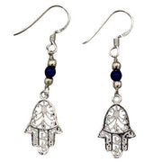 EARRINGS FATIMA HAND- LAPIS LAZULI