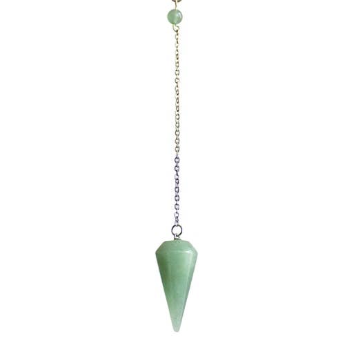 Green Aventurine Conical Pendulum 3.5cm