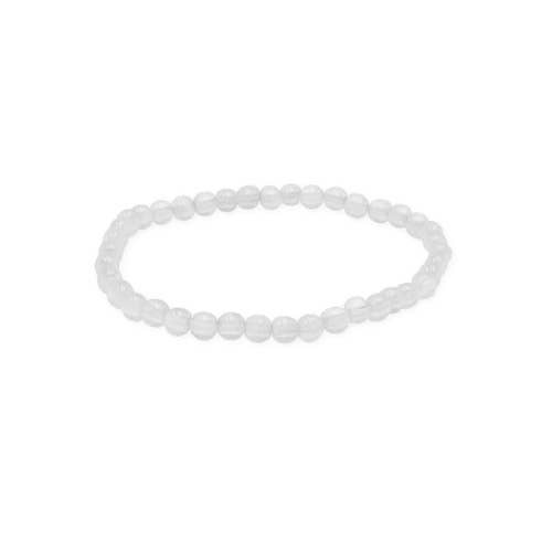 Rock Crystal beaded Bracelet 10 mm - Brazil