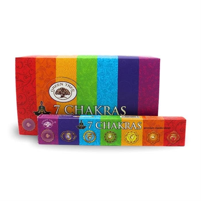 Green Tree 7 Chakra Natural Incense 15 grams