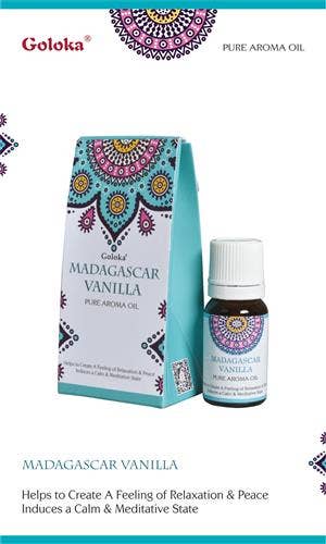 Goloka fragrance oil Madagascar Vanilla 10ml