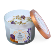 Green Tree Gemstone Candle Healing Lavender 256g