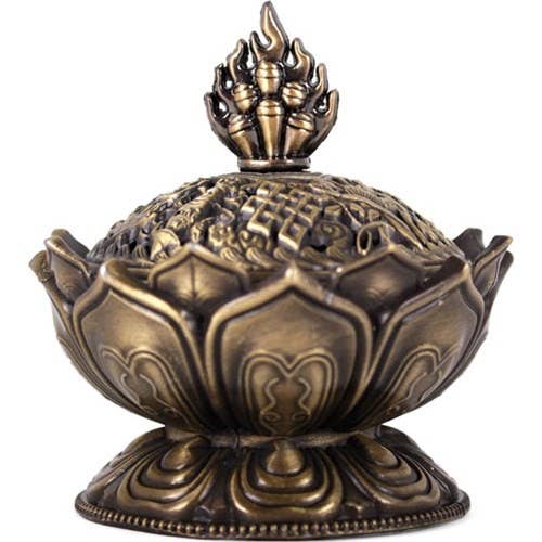 Metal Lotus Cones Incense Holder