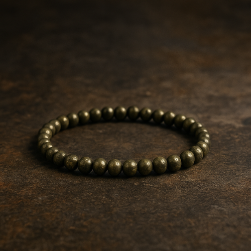 Pyrite bracelet 6mm - China