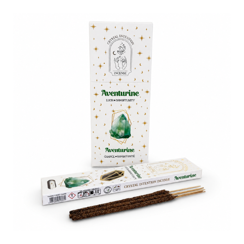 Native Soul Crystal Intention incense with Aventurine chips