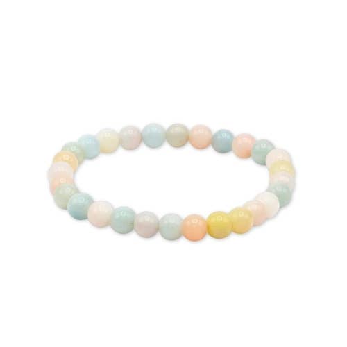Morganite beaded Bracelet 4 mm - Madagascar