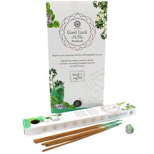 Green Tree Gemstone Incense Good Luck - Green Aventurine