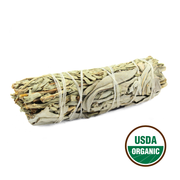 White Sage & Blue Sage Smudge Stick 10cm (price per pc)
