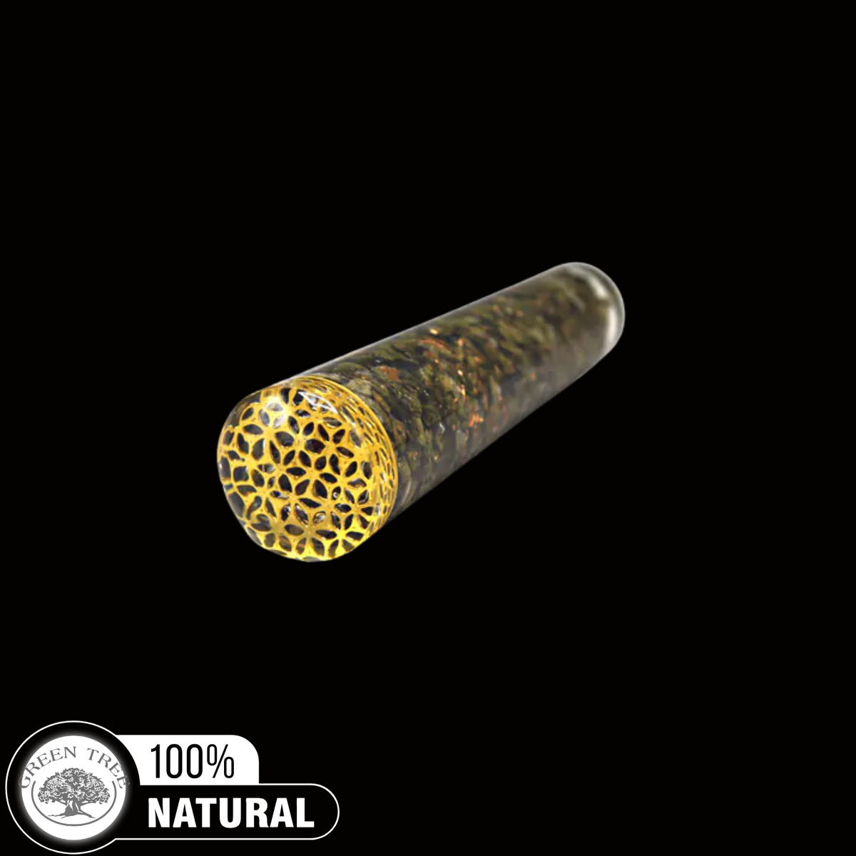 ORGONE SMOOTH MASSAGER  EPIDOT WITH FLOWER OF LIFE