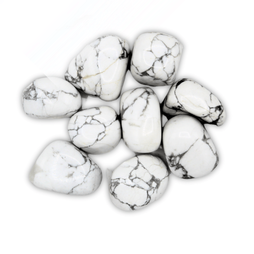 Howlite 'A' Tumbled Stones 200 gr