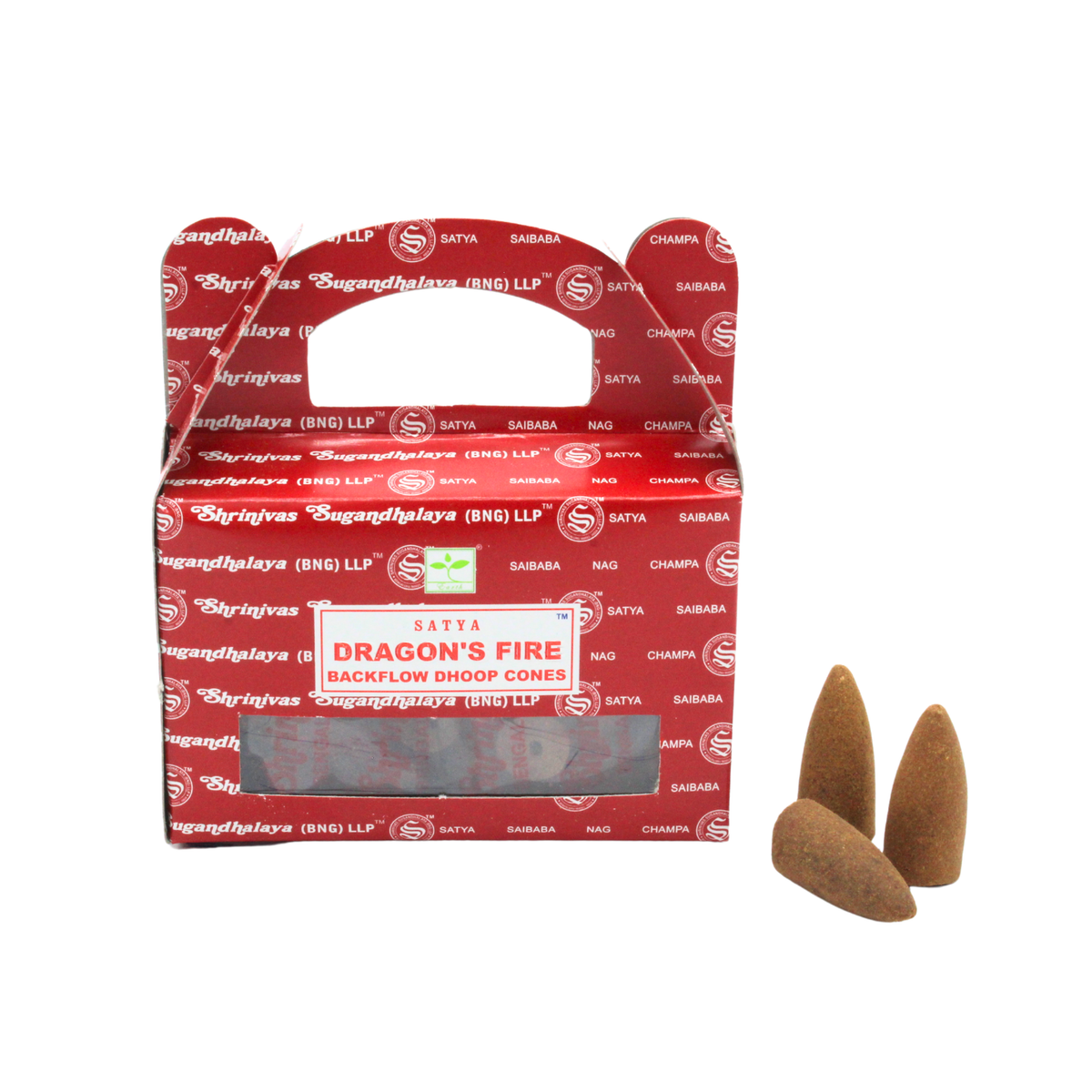 Satya Dragons Fire Backflow Dhoop cones