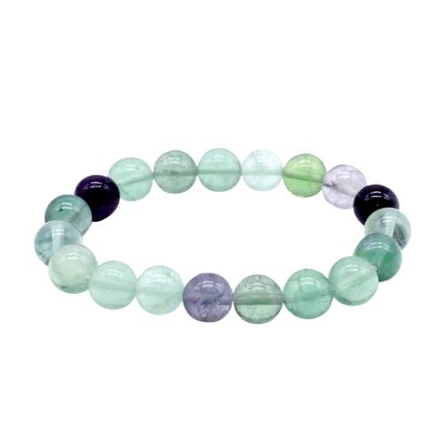 Fluorite Multi beaded Bracelet 10 mm - China