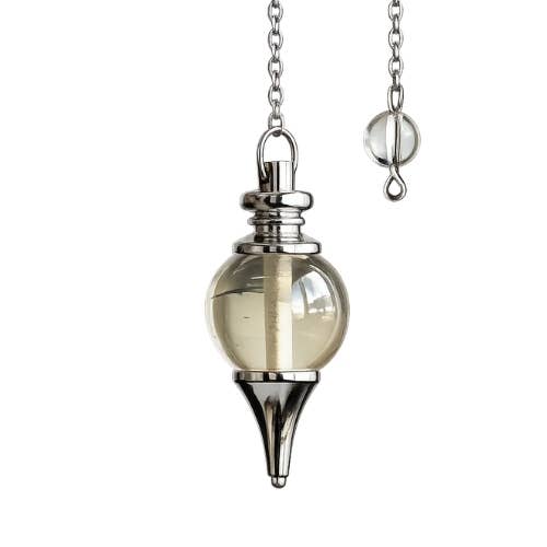 Natural citrine sphere pendulum 4cm