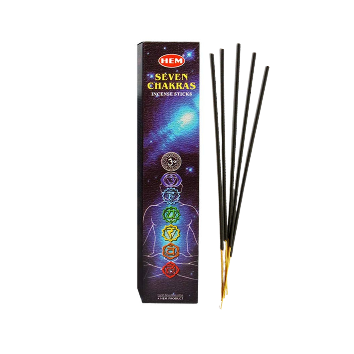 Hem 7 Chakra Incense Sticks Pouch