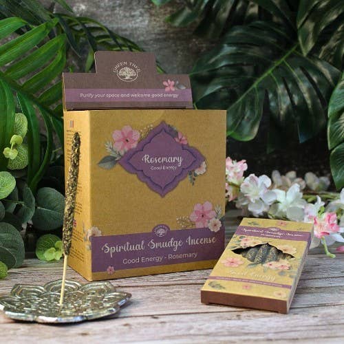 Spiritual Smudge Incense Good Energy Rosemary