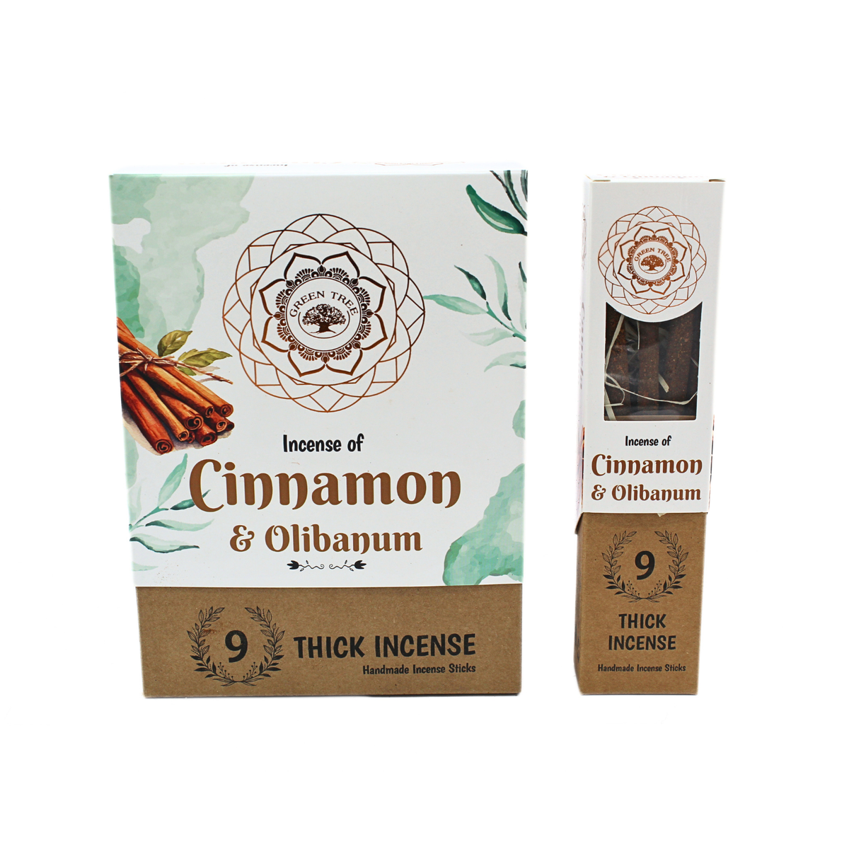 Green Tree Cinnamon & Olibanum Botanical Incense