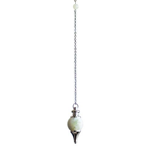 Green Jade sphere pendulum 4cm