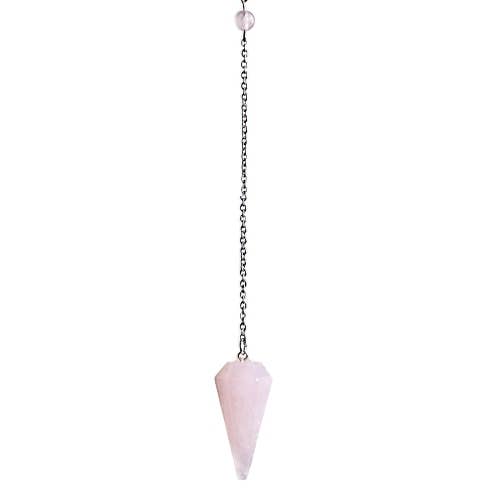 Rose Quartz Conical Pendulum 3.5cm