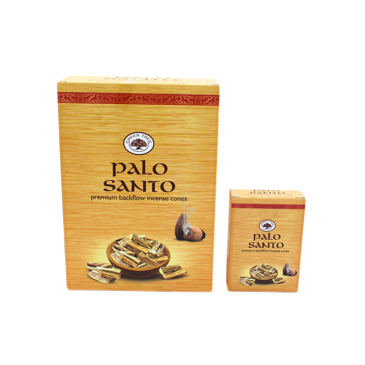 Green Tree Palo Santo Backflow Incense Cones (pack of 12)