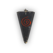 Orgone Pendant Triangle Shape-Black Tourmaline-Spiral