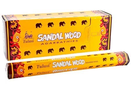Sarathi Tulasi Sandalwood Hexa Incense Sticks