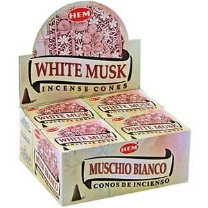 Hem White Musk Cones