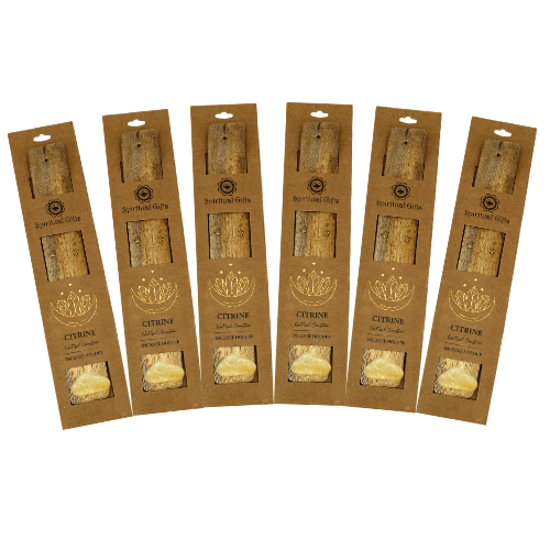 Incense Holder Citrine Set 6 pcs