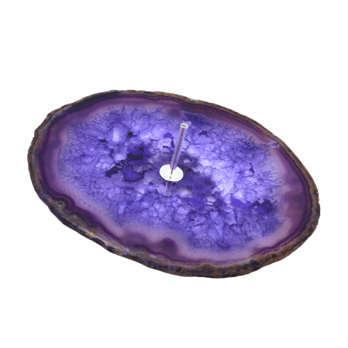Incense holder Agate Purple