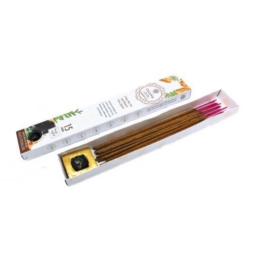 Green Tree Gemstone Incense Cleansing - Black Tourmaline