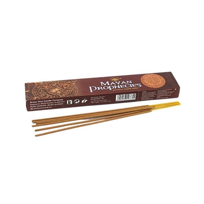 Green Tree Mayan Prophecies Natural Masala Incense 15 grams