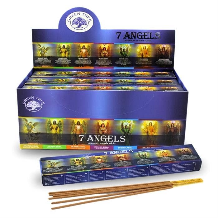 Green Tree 7 Angels Natural Incense 15 grams