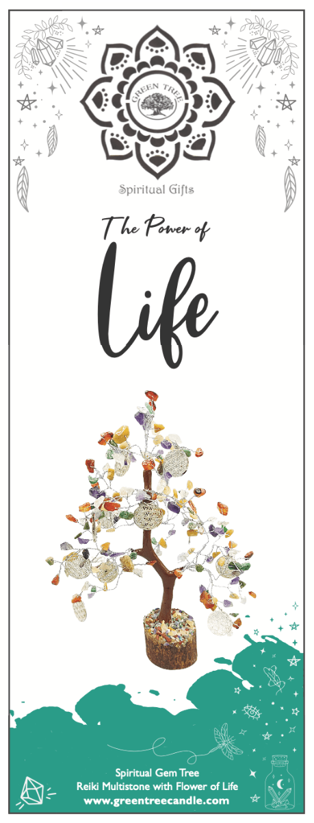 Reiki Multistone Life Gem tree Small
