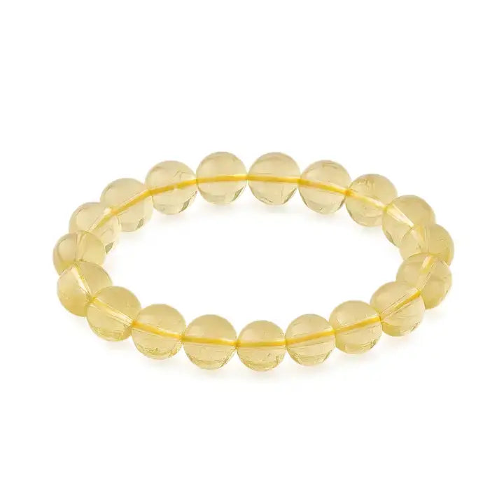 Citrine Quartz beaded Bracelet 4 mm - Madagascar