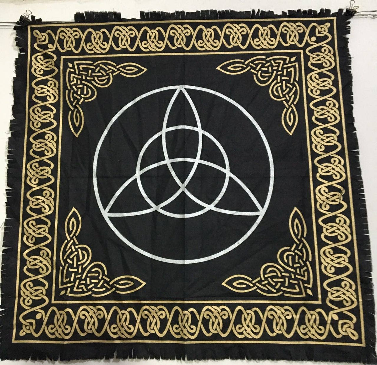 Cotton Altar cloth 24"x24" Triquetra