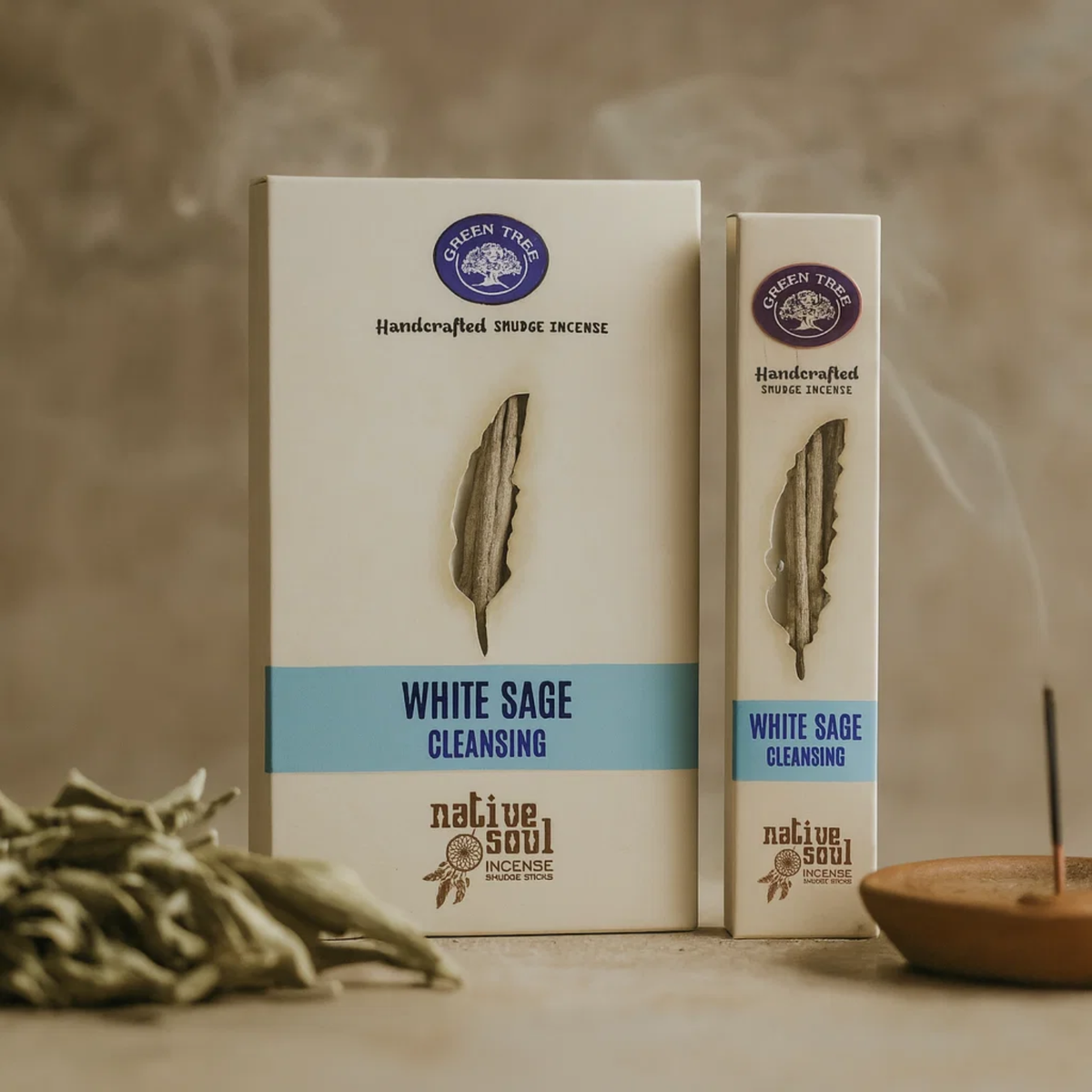 Smudge Incense Native Soul White Sage Cleansing 15gr